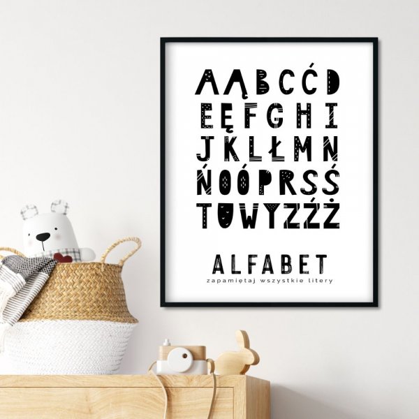 Plakat dla dzieci - ALFABET